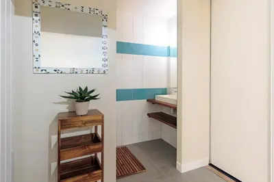 Salle de bains dans l'établissement Villa Hortensia - Welkeys