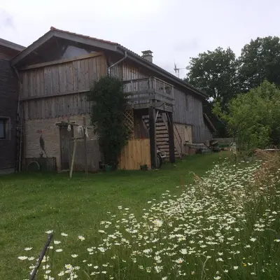 Jardin de l'établissement La Grange Sanguinet