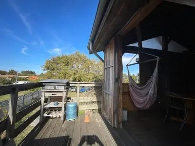 Balcon ou terrasse dans l'établissement La Grange Sanguinet