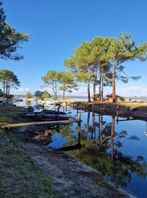 Paysage naturel près de le camping