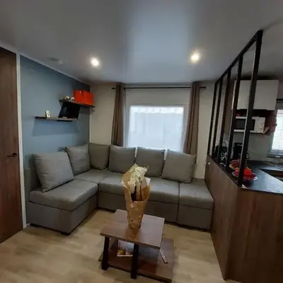MH263 3 chambres et 2 salles de bain dans camping 4 étoiles