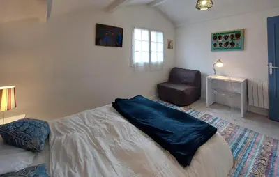 Un ou plusieurs lits dans un hébergement de l'établissement Belle Maison Landaise