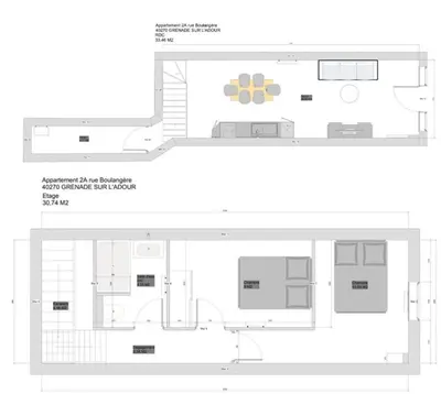 Plan de l'établissement Escapade grenadoise