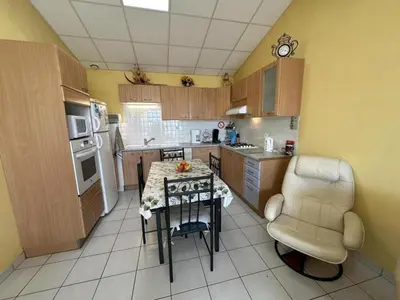 Cuisine ou kitchenette dans l'établissement Le gite de nogaro