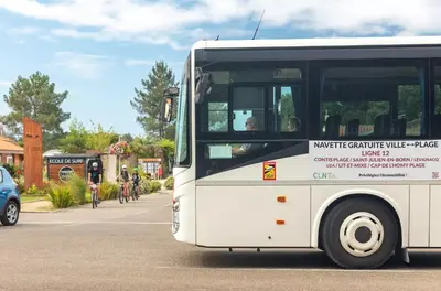 Plan de l'établissement Mobil home G107 Camping les VIGNES Lit-et-Mixe
