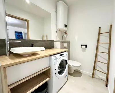 Salle de bains dans l'établissement Le Green & Cosy - Neuf - Tout équipé