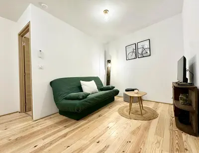 Télévision ou salle de divertissement dans l'établissement Le Green & Cosy - Neuf - Tout équipé