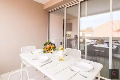 Plan de l'établissement Élégant studio cosy au cœur de Biscarrosse — idéal pour 2 personnes