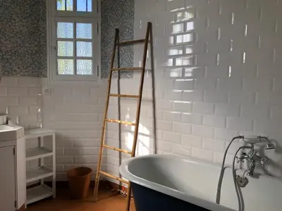 Salle de bains dans l'établissement Villa Mon But - Maison de maître du 19ème siècle