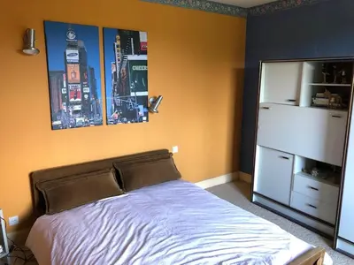 Un ou plusieurs lits dans un hébergement de l'établissement Villa Mon But - Maison de maître du 19ème siècle