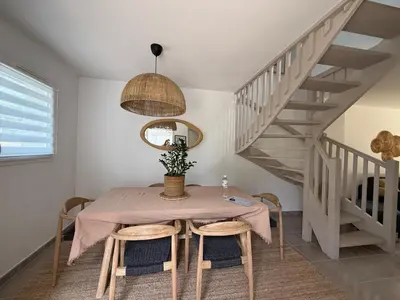 Plan de l'établissement La petite Marensine T3 duplex
