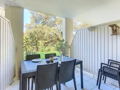 Plan de l'établissement Appartement T2 pour 4 pers. à Moliets avec terrasse - FR-1-857-11