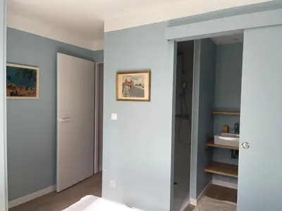 Un ou plusieurs lits dans un hébergement de l'établissement La Maison du Lac