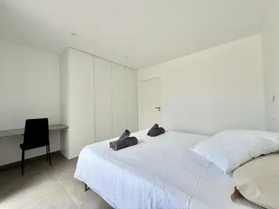 Un ou plusieurs lits dans un hébergement de l'établissement Villa Amara Piscine 7 personnes