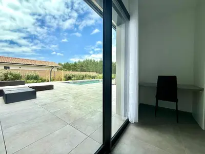 Balcon ou terrasse dans l'établissement Villa Amara Piscine 7 personnes