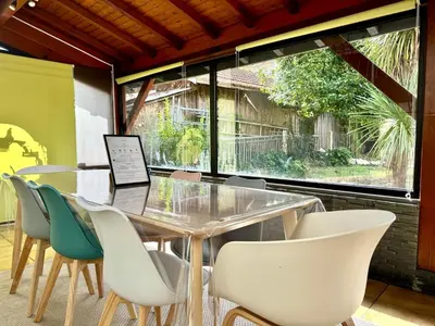 Plan de l'établissement Maison de vacances idéalement située 6pers