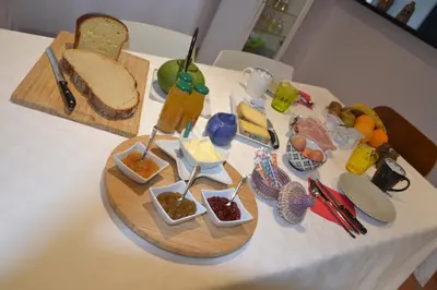 Nourriture dans le B&B/chambre d'hôtes ou à proximité