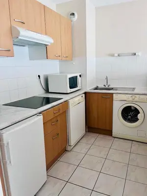 Cuisine ou kitchenette dans l'établissement Le petit Joffre
