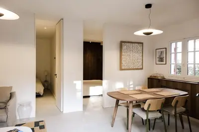 Coin salon dans l'établissement Appartement HARAS - ARCHIK Coeur du Pyla