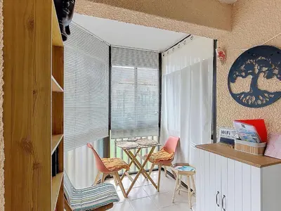 Plan de l'établissement Appartement T2 avec Piscine à Vieux-Boucau - FR-1-857-52