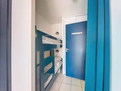 Plan de l'établissement Studio cabine 4 pers avec terrasse à Vieux Boucau - FR-1-857-53