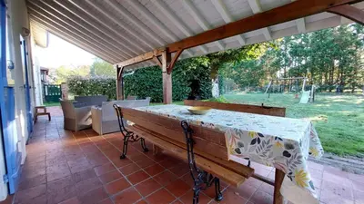 Jardin de l'établissement Gite de lescurade