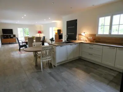Cuisine ou kitchenette dans l'établissement Le clos des pins