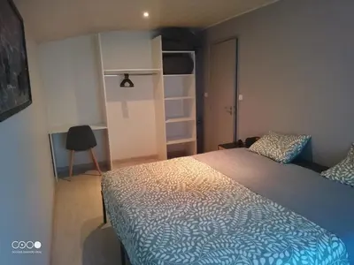 Un ou plusieurs lits dans un hébergement de l'établissement Castorette, au calme, petit déjeuner compris