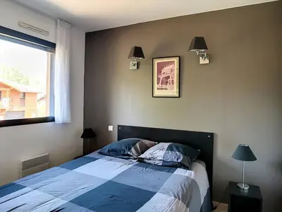 Un ou plusieurs lits dans un hébergement de l'établissement Appartement lumineux à Messanges - 4 pers, animaux admis, parking - FR-1-857-62