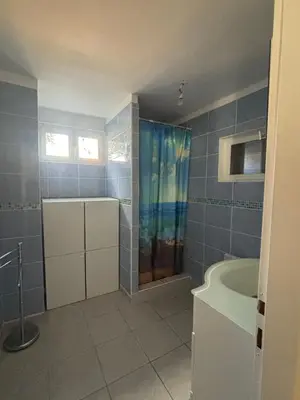 Salle de bains dans l'établissement Maison Éléphantaisie