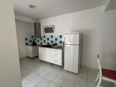 Cuisine ou kitchenette dans l'établissement Maison Éléphantaisie