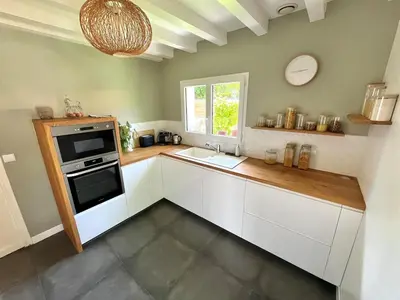 Cuisine ou kitchenette dans l'établissement Villa Debussy
