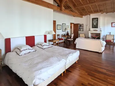 Plan de l'établissement Villa bord de plage, 6 chambres, parking, WIFI - Pyla s/Mer - FR-1-420-162