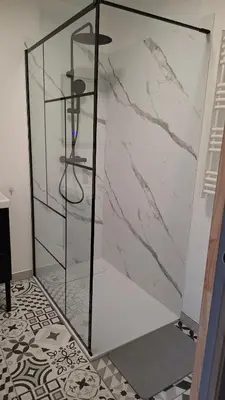 Salle de bains dans l'établissement Bel appartement à Dax