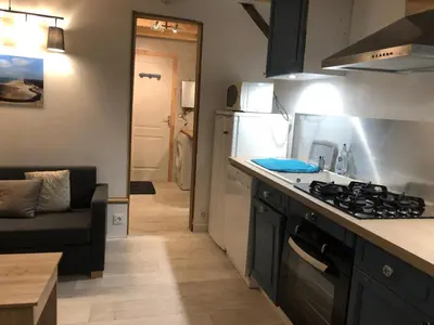 Cuisine ou kitchenette dans l'établissement Studio de Loulou
