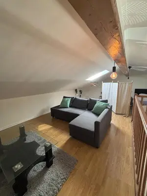 Coin salon dans l'établissement Duplex 4 personnes, Mont-de-Marsan