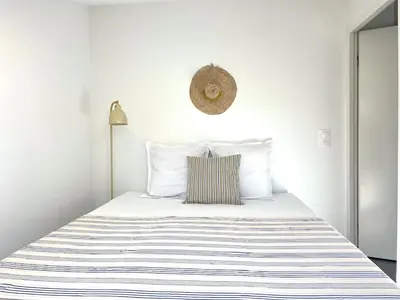 Un ou plusieurs lits dans un hébergement de l'établissement Appartement - Hossegor Lac