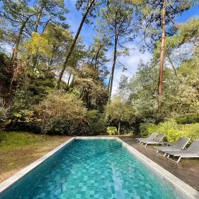 Villa spacieuse avec jacuzzi et piscine chauffée à Hossegor - FR-1-413-261