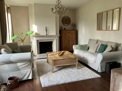 Coin salon dans l'établissement Maison de maître