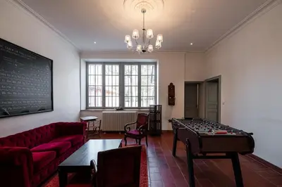 Coin salon dans l'établissement La Villa du Mestre