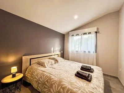 Un ou plusieurs lits dans un hébergement de l'établissement Holiday Home Maison Dune by Interhome