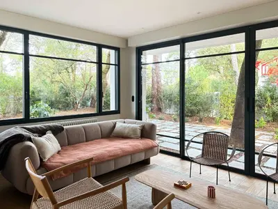 Coin salon dans l'établissement Maison Nérée - Archik - Cercle de voile - Pyla