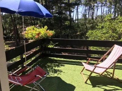 Jardin de l'établissement Seignosse Océan Villa patio familiale 5/6 personnes – Jardin terrasses – Plage à pied