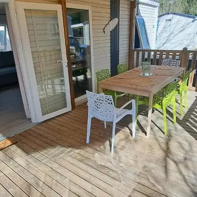 Mobil home camping les Oyats