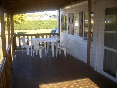 Balcon ou terrasse dans l'établissement Le Coralys
