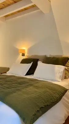 Un ou plusieurs lits dans un hébergement de l'établissement Villa Otiosa - Archik - Le Moulleau
