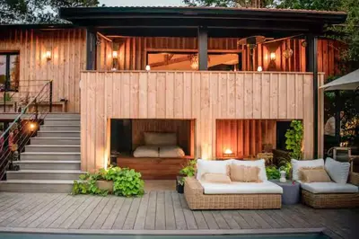 Coin salon dans l'établissement Villa Otiosa - Archik - Le Moulleau