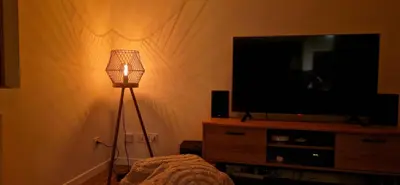 Télévision ou salle de divertissement dans l'établissement Moulleau Jolie maison rénovée pour 9 personnes, avec jardin