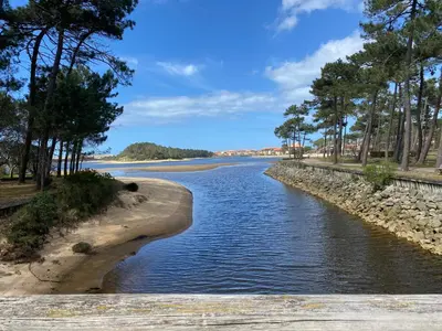Paysage naturel près de le village vacances