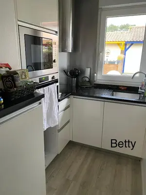 Cuisine ou kitchenette dans l'établissement Villa Plaisir proximité Golf et océan